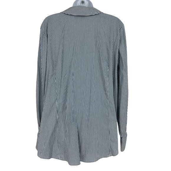 Lane Bryant No Peek Collection Button Down Long Sleeve Shirt Size 24 - Picture 5 of 12